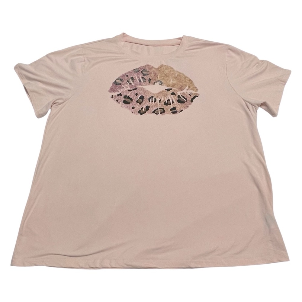 Leopard lip T Shirt NEW - Picture 4 of 8